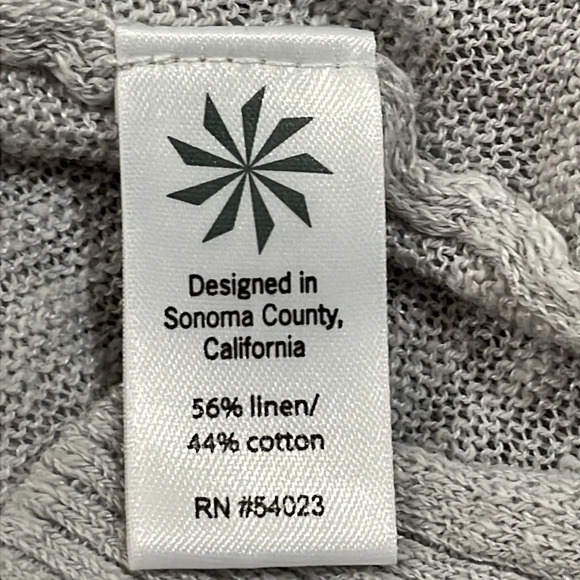 Athleta Buena Vista Tunic Linen Blend Lightweight Long Sleeve Sweater Gr… - Picture 11 of 16